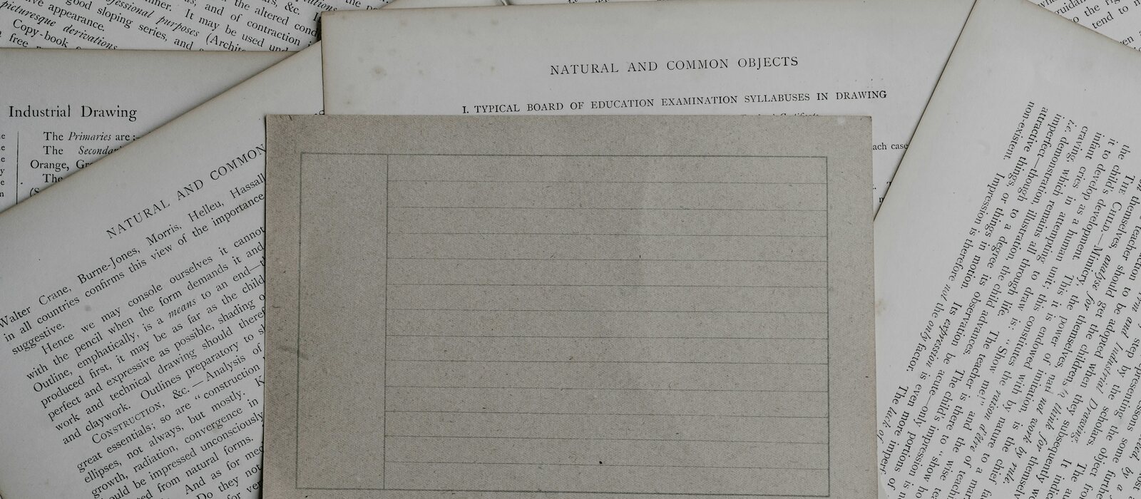 white ruled paper