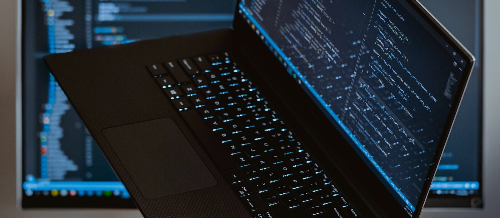 turned-on laptop computer